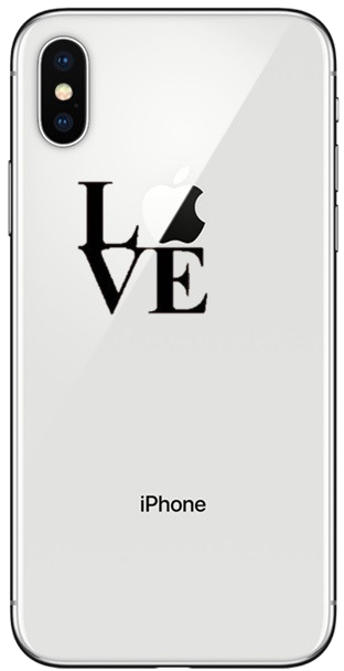 Pack Protection pour IPHONE 12 Pro (Coque Silicone Love + Film Verre Trempe) Fun APPLE