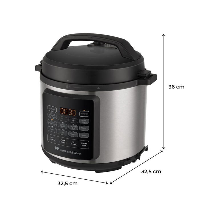 Multicuiseur Continental Edison CEMCSP10006L – 6 L, 1000 W, Autocuiseur Sous Pression - vue 5