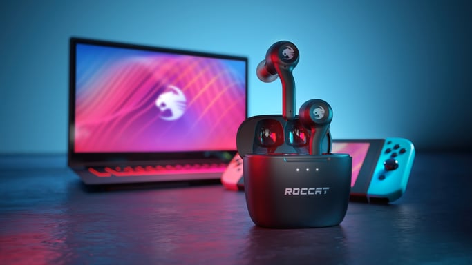 ROCCAT Syn Buds Air Cuffie senza fili Riproduzione Bluetooth Nero