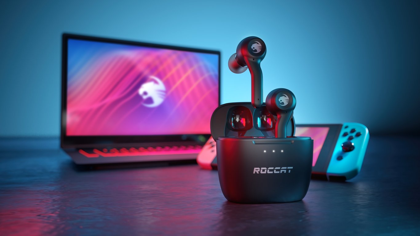 ROCCAT Syn Buds Air Écouteurs Sans fil Ecouteurs Jouer Bluetooth Neuf - vue 2
