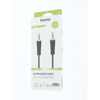 Hama 00205262 câble audio 1,5 m 3,5mm Noir