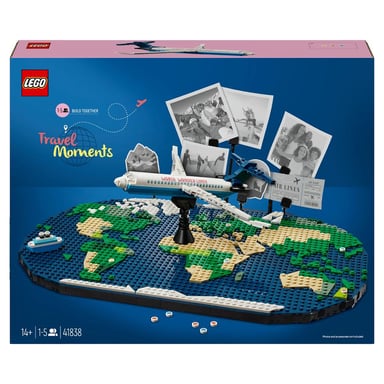 LEGO® Travel Memories Building Set 41838 - Crea y exhibe tus aventuras
