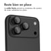 imoshion Protection d'objectif d'appareil photo (pack de 2) pour Apple iPhone 17 Pro / 17 Pro Max - Noir