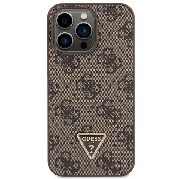 Coque de telephone Guess iPhone 13 Pro 4G Metal Logo Design moderne - vue 3