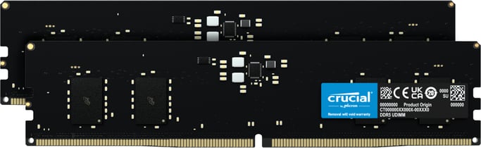 Modulo di memoria Crucial CT2K8G56C46U5 16 GB 2 x 8 GB DDR5 5600 MHz ECC