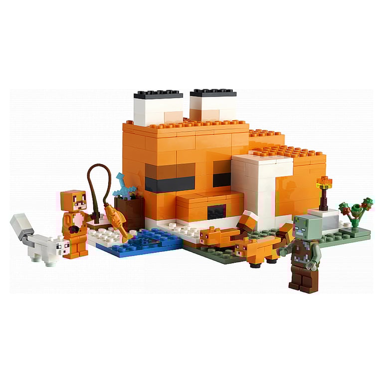 Set LEGO Minecraft 21178 : Le Refuge du Renard Amusant - Neuf
