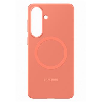 Coque en silicone Magnet Rouge corail pour Samsung Galaxy S26+ - Neuf