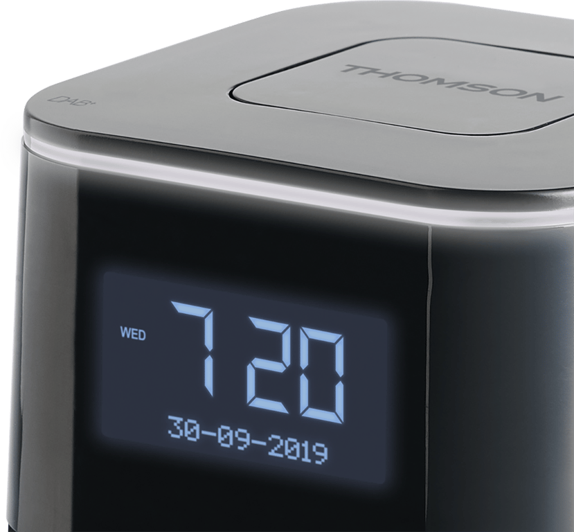 Radio Réveil Affichage digital double alarme CR80 FM Thomson Neuf - vue 3