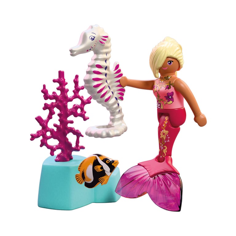 Playmobil Fantasy & Magic 72109 Sirène avec hippocampe