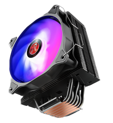 RAIJINTEK ELEOS 12 EVO RBW Processeur Refroidisseur d'air 12 cm 1 pièce Neuf - vue 3