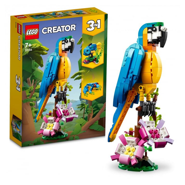 Lego Creator Le Perroquet Exotique 31136 Lego La Boîte - vue 6