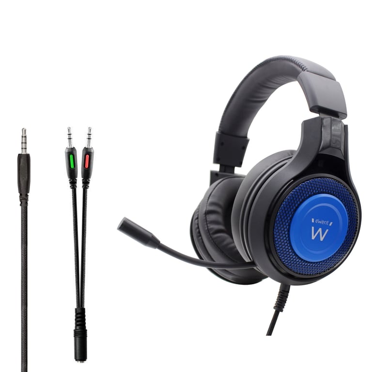 Casque Ewent PL3322 – Casque de Jeu Avec Fil, Microphone Flexible 50 mm - vue 3