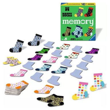 Gioco di memoria Happy Socks - Divertimento e apprendimento per i bambini