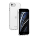 Custodia antiurto ibrida antibatterica invisibile per iPhone 6/6s/7/8/SE 2020/SE 2022, trasparente