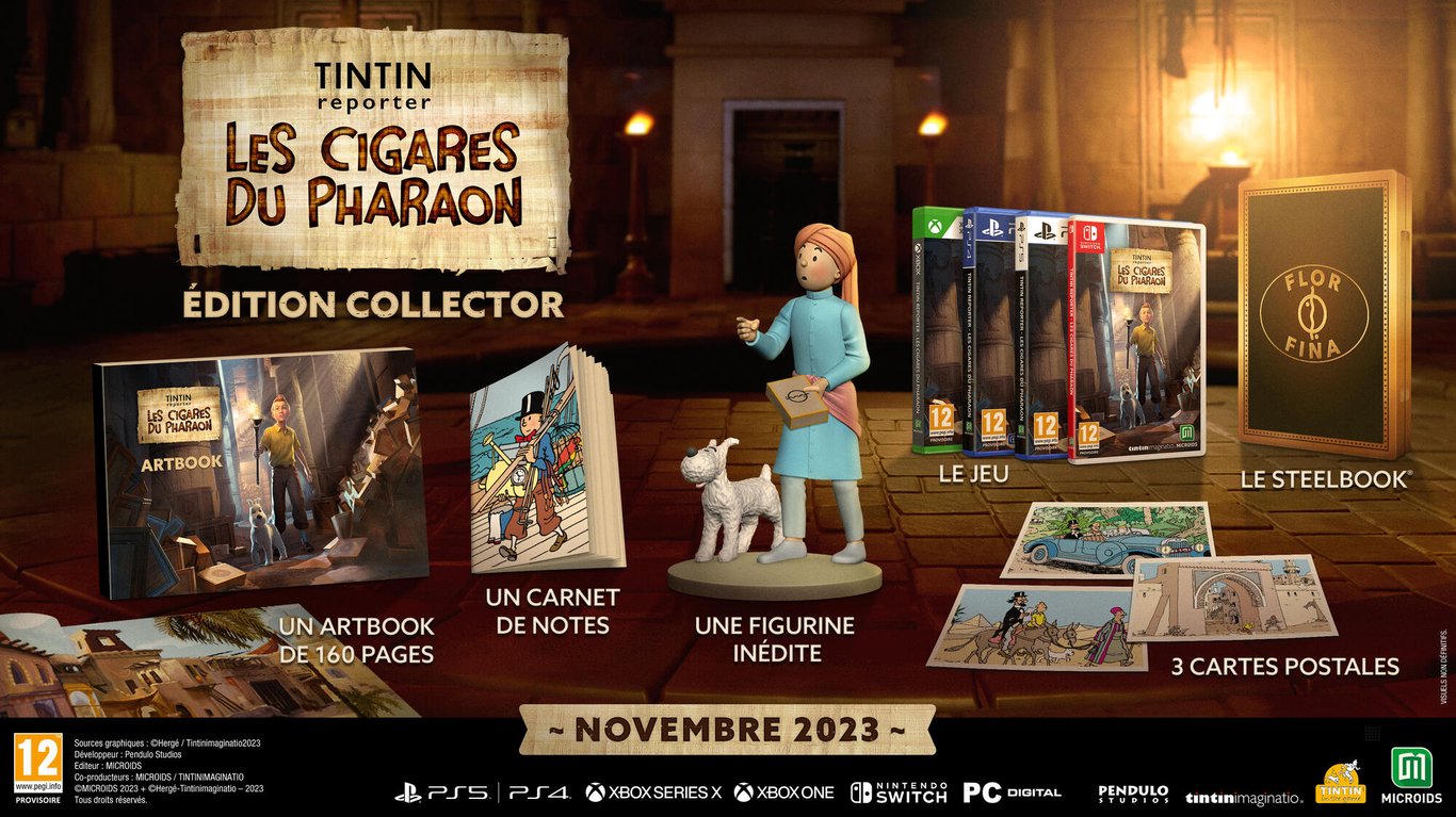 Tintin Reporter : Les Cigares Du Pharaon Édition Collector Ps5 - vue 3