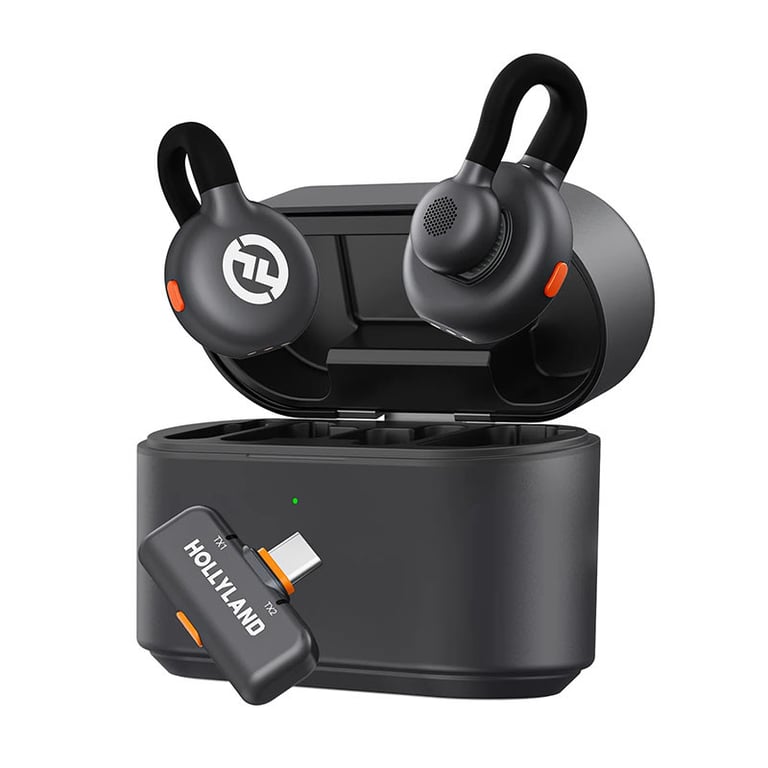 HOLLYLAND Lark M2S USB C Kit Microphone Lavalier - vue 2