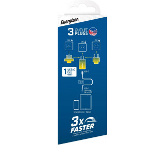 Caricabatterie Power Delivery - 20W - UE/UK/USA - Marrone