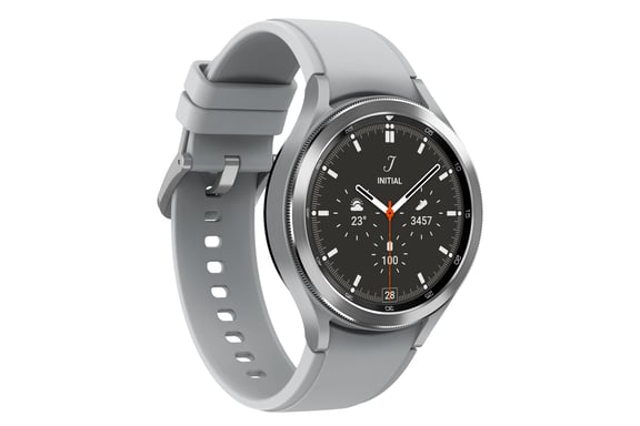 Galaxy Watch4 Classic 46mm - Super AMOLED - Bluetooth + 4G - Bracelet Argent