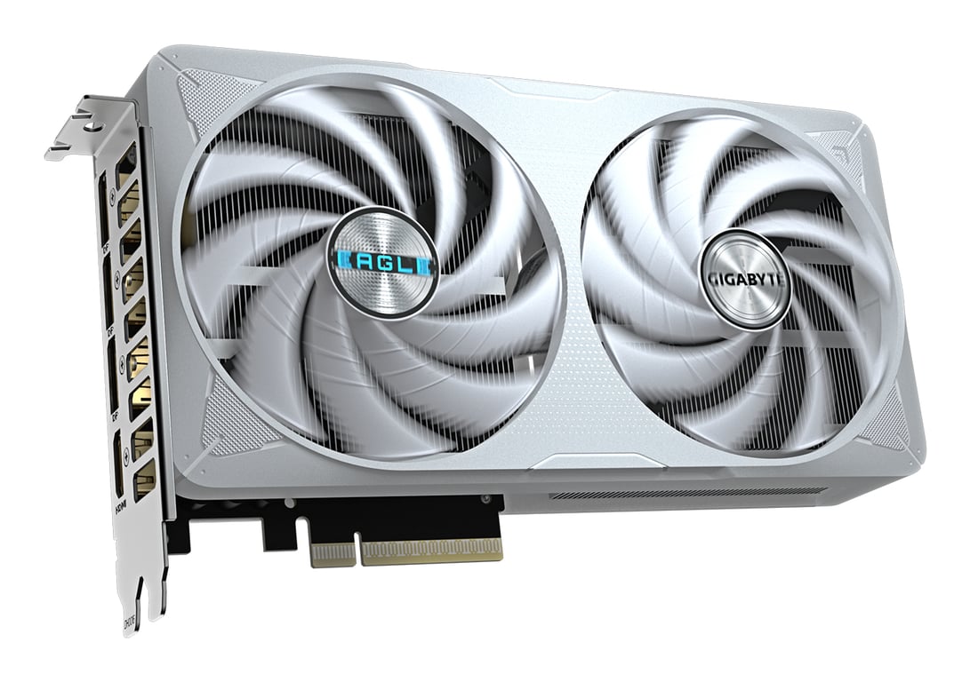 GIGABYTE GeForce RTX 5060 Ti EAGLE OC ICE 16G Carte Graphique – GDDR7 128 bits PCI E 5.0 2617 MHz Fréquence du processeur 3 x DisplayPort 1 x HDMI GV N506TEAGLEOC ICE 16GD Neuf - vue 3