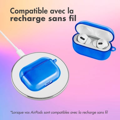imoshion Coque Néon pour Apple AirPods Pro - Bleu Cobalt