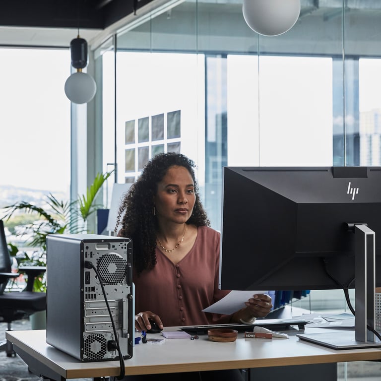 HP Elite Tower 800 G9 Desktop PC Intel® Core™ i9 i9 14900 DDR5 SDRAM SSD NVIDIA GeForce RTX 3060 Windows 11 Pro Neuf - vue 3