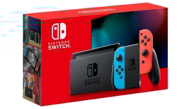 Switch - console di gioco portatile da 15,8 cm (6,2'') 32 GB Touch screen Wifi Blu, Rosso