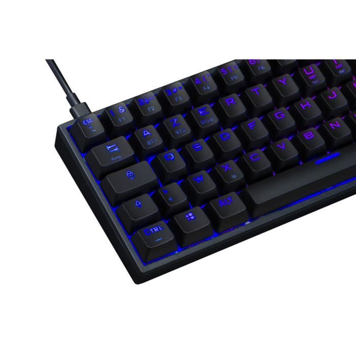 Clavier Gamer - KEYZ TITAN - Mécanique (Switch Rouge) - Filaire - RGB - Noir - Neuf