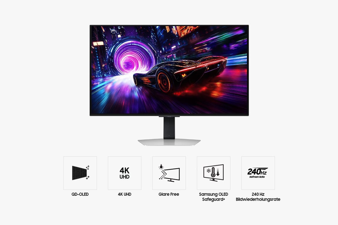 Samsung Écran PC Gaming 32  Odyssey OLED G8 G81SF 4K UHD 240Hz - Neuf