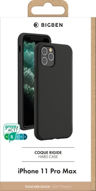 Bigben Connected COVSOFTIP1965BL coque de protection pour téléphones portables Noir iPhone 11 Pro Max