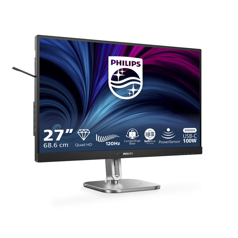 Philips 27B2U460100 écran plat de PC 68 6 cm 27 2560 x 1440 pixels Quad HD LCD Neuf - vue 3