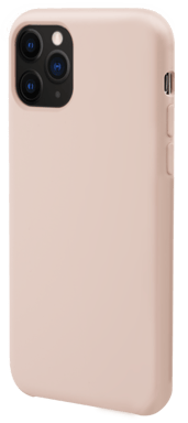 Custodia morbida in silicone gel per Apple iPhone 11 Pro, rosa sabbia