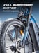 Bicicletta elettrica KIMDYMA K03 a doppio motore, sospensioni complete, batteria 48V 20Ah - gialla