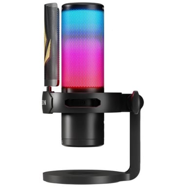 Microphone à Condensateur USB Forgeon Spell RGB avec Éclairage LED et Qualité Studio