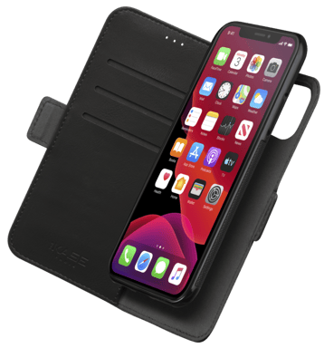 Robusta custodia magnetica e guscio 2 in 1 per Apple iPhone 11 Pro Max, nero onice