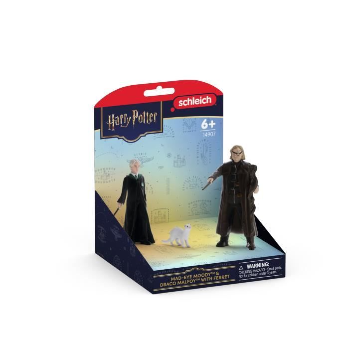 Figurine Alastor Maugrey & Drago Malfoy et le furet Schleich 14907 Gamme Harry Potter© - vue 3