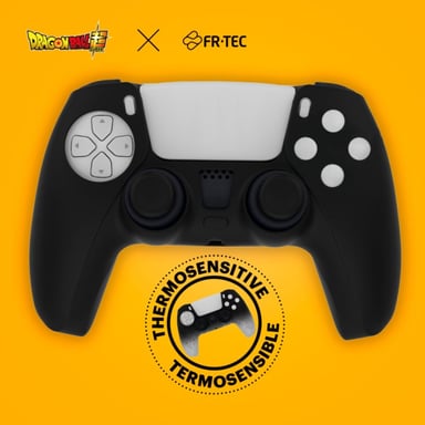 Blade Gaming FRTEC - Combo Pack Dragon Ball Z, Coque Rigide + Grips + Sticker pour PS5 DualSense, Goku et Freezer