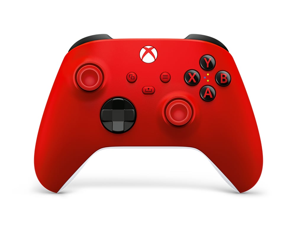 Manette Xbox Series sans fil nouvelle génération – Electric Volt – Jaune – Xbox Series / Xbox One / PC Windows 10 - Rouge - Neuf