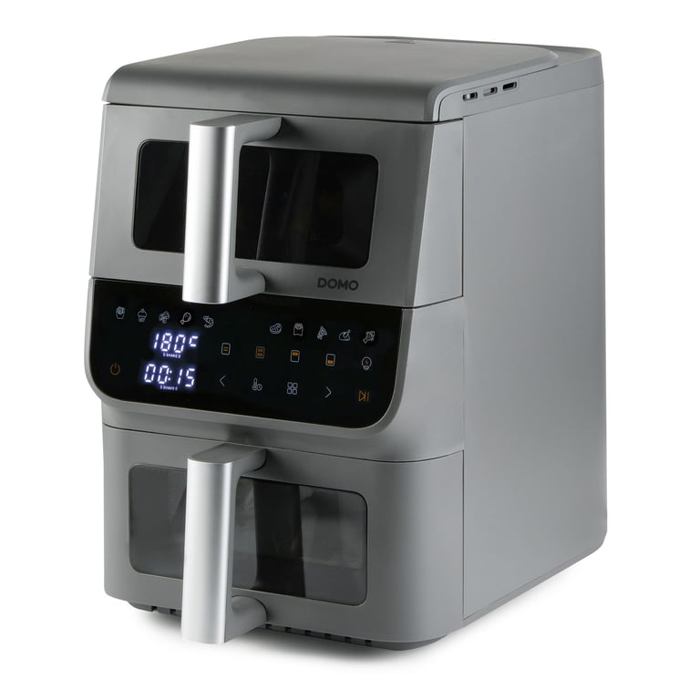 Friteuse sans huile DOMO Airfryer DO550FR Double cuve 3.5 + 65 10 programmes - vue 4