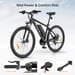 Vélo Électrique Foride Xtremer 2, Moteur 250W, Batterie 36V 15.6Ah, Pneus 27.5''X2.35'', Autonomie 120 km, Transmission Shimano 24 vitesses, Frein à disque hydraulique, Convient aux déplacements quotidiens