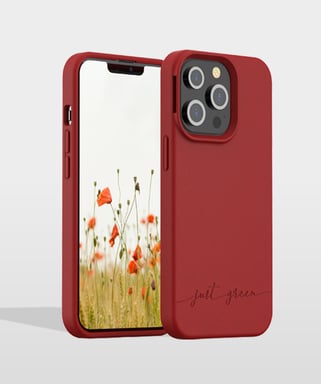 Coque iPhone 13 Pro Natura Rouge - Eco-conçue Just Green