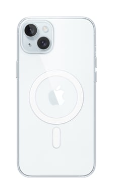 Custodia con MagSafe per iPhone 15 Plus Trasparente