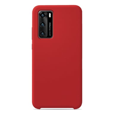 Coque silicone unie Soft Touch Rouge compatible Huawei P40
