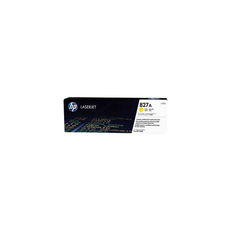 Cartouche de toner laser HP 827A CF302A Jaune pour LaserJet - Neuf