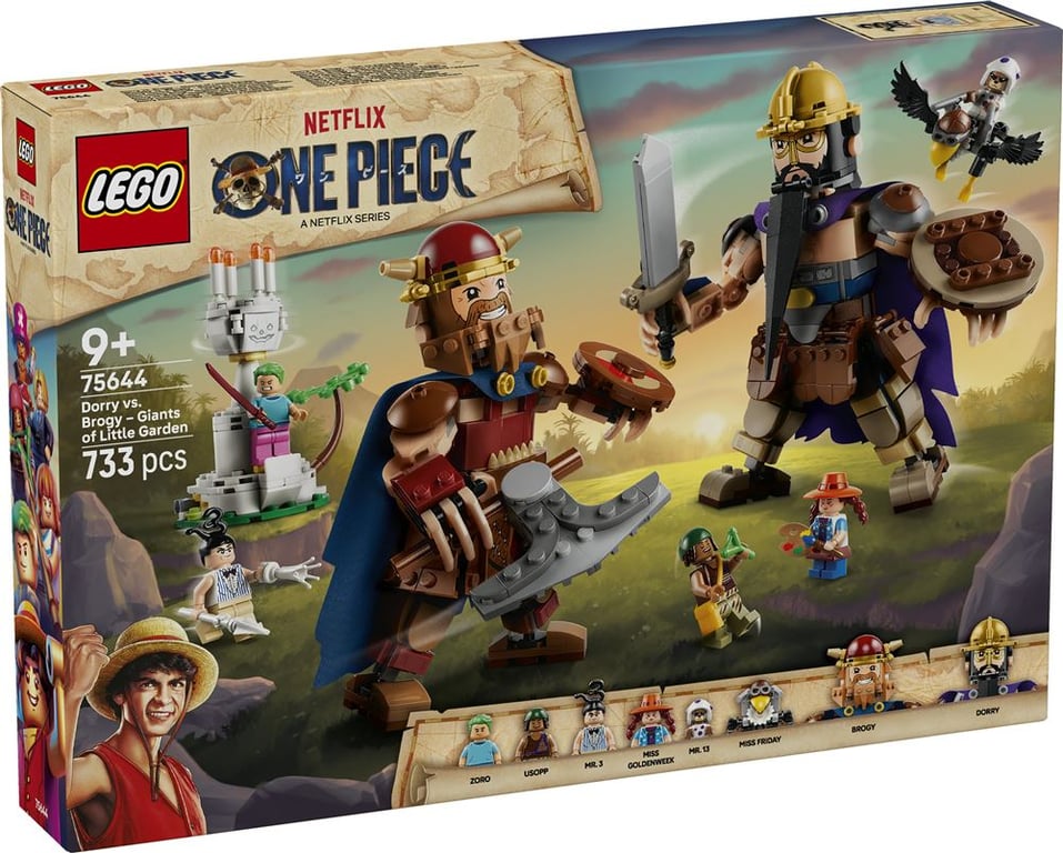 LEGO One Piece Dorry contre Brogy – Les géants de Little Garden 75644 - vue 1