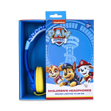 OTL Technologies PAW Patrol Chase Blue Kids Écouteurs Avec fil Arceau Jouer Bleu, Jaune