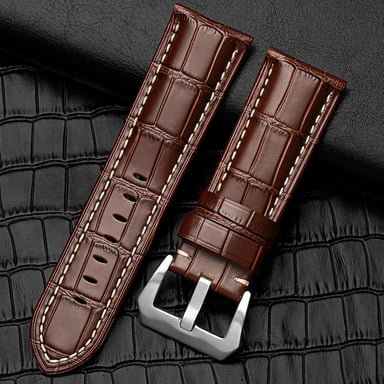 Cinturino di ricambio per Panerai Luminor Brown 26 millimetri