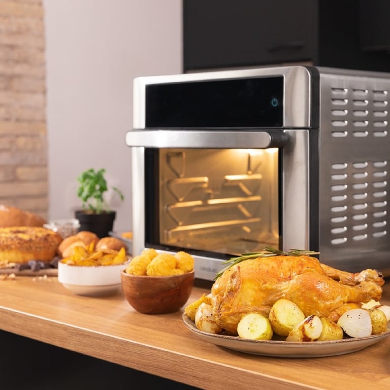 Four à Convection Cecotec Bake&Fry 3000 – 30L, 1600W, Écran Tactile - vue 4