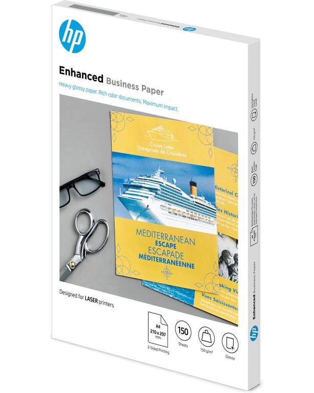 Papier photo HP Professional 150 GSM 150 feuilles A4 compatible avec imprimantes laser - vue 3