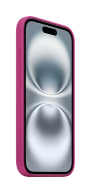 Apple Coque en silicone avec MagSafe pour iPhone 16 - Fuchsia Apple (brand) iPhone 16