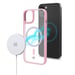 Celly Magmatt coque de protection pour téléphones portables 15,5 cm (6.1'') Housse Rose, Transparent Apple iPhone 14